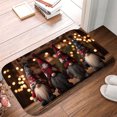 thumbnail image 5 of 1pc Christmas Pattern Absorbent Non-Slip Bathroom Thickened Flannel Rug Decor,Soft,Quick Drying,Suitable For Indoor/outdoor Use,Bathrooms,Bedrooms,Kitchens,Terrace,Laundry Rooms,16"x24", 5 of 9