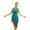 Dark Green, variant on MSemis Women Leotard Dress Criss Cross Asymmetric Lyrical Ballet Dance