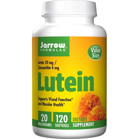 Jarrow Formulas Lutein, Supports Vision and Macular Health, 20 mg, 120 (Best Vitamins For Macular Degeneration Prevention)