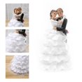 thumbnail image 6 of Dserhfy Wedding Couple Doll Romantic Adorable Resin Fine Workmanship Weeding Couple Figurines Cake Topper for Party, 6 of 8