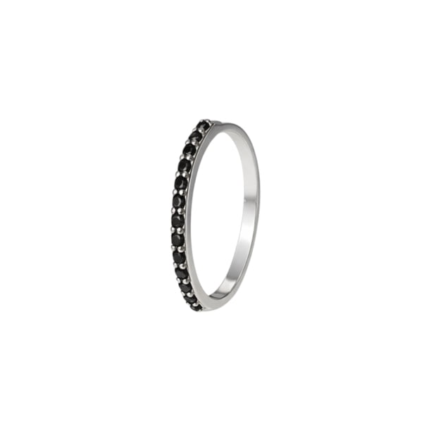 Anillo Churumbela De Plata 925 Con Zirconias Para Mujer Luma