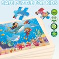 thumbnail image 4 of Puzzles Duchong Wooden Animals, 24 piezas, para niños de 2 a 6 años, paquete de 4, 4 of 8