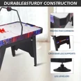 thumbnail image 2 of RayChee Air Hockey Table, Portable Tabletop Air Hockey Arcade Table for Kids and Adult, Indoor Electric Game Table w/ 2 Pucks, 2 Pushers, Powerful Motor for Game Room, Family Recreation, 2 of 6