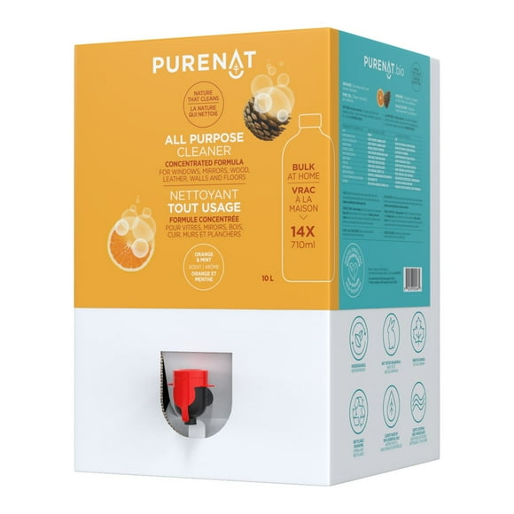 Purenat Nettoyant Tout Usage Recharge en Vrac 10 L
