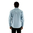 thumbnail image 2 of Scully Mens Floral Tooled Embroidery Light Blue Poly/Rayon L/S Shirt XS, 2 of 2