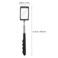 thumbnail image 2 of OFFIGAM 2pcs Mirror Stick Inspection Mirror Black Flexible Tool for Nighttime Operations, 2 of 8