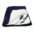 Goodyear 12V Heated Blanket, Reversible Plush/Sherpa, Assembled Product
