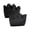 Black-L, variant on Breathable Training Gloves Short Design Full Palms Coverage Prevent Calluses Grip Pads Half Finger Gloves
