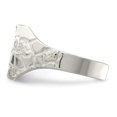 thumbnail image 4 of Auriga Fine Jewelry 925 Sterling Silver Horseshoe Ring Size 12 for Men's, 4 of 8
