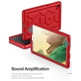 thumbnail image 4 of Poetic Turtleskin Case for Samsung Galaxy Tab A7 Lite 8.7”, Heavy Duty Silicone Case, Kids Friendly, Red, 4 of 6
