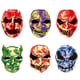 thumbnail image 1 of Naiovety 6 piezas de pegatinas de pared de calavera de Halloween luminosas de terror sala de estar dormitorio pared de fondo pegatinas de pared Decoración del hogar Naiovety HA022118-00, 1 of 1