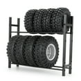 thumbnail image 1 of Baohd Metal Alloy Tire Rack For 1/10 SCX10 Crawler RC Car Accessories RC Upgrade Part Black, 1 of 6