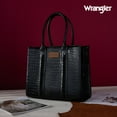 thumbnail image 5 of Wrangler Large Tote Bag for Women Shoulder Purse with Strap Vintage Top-Handle Handbags, 5 of 8