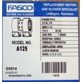 thumbnail image 5 of Fasco A125 Dual Centrifugal Blower Motor 125 CFM, 5 of 9
