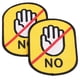 thumbnail image 4 of Tape Do Not Touch Social Logo Identification Label for Pet Leash Decals, 4 of 5