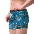 thumbnail image 3 of Wukai Cute Colorful Owls And Trees Print Men’s Underwear Breathable Boxer Briefs,&nbsp;Moisture Wicking & Breathable-, 3 of 7