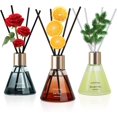 thumbnail image 1 of Rose Citrus Cedar Reed Diffusers with 24 Fiber Sticks,3 Set of Scent Diffusers for Home Shelf Decor,Last Up 60 Days, 1 of 6