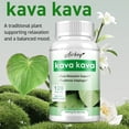 thumbnail image 2 of Kava Kava Root Extract Supplement, for Balanced Mood, Support Stress Relief & Better Sleep, 120 Capsules, 2 of 7