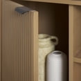 thumbnail image 3 of Safavieh Thurston Wood 2 Door Media Stand in Brown, 3 of 15