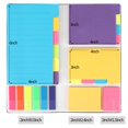 thumbnail image 2 of Sticky Notes Set, 402 Pcs Colored Divider Self-Stick Pads – Bundle for Planner Book Notes | School Office Supplies, Teachers Gifts & Rewards, 2 of 6