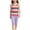 Purple, variant on BXSRUTA Kids 2 Piece Sleeveless Top & Cropped Pants Set Cotton Casual Summer Outfit