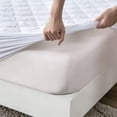XXKQ Waterproof Quilted Split Top King Mattress Protector Pad for