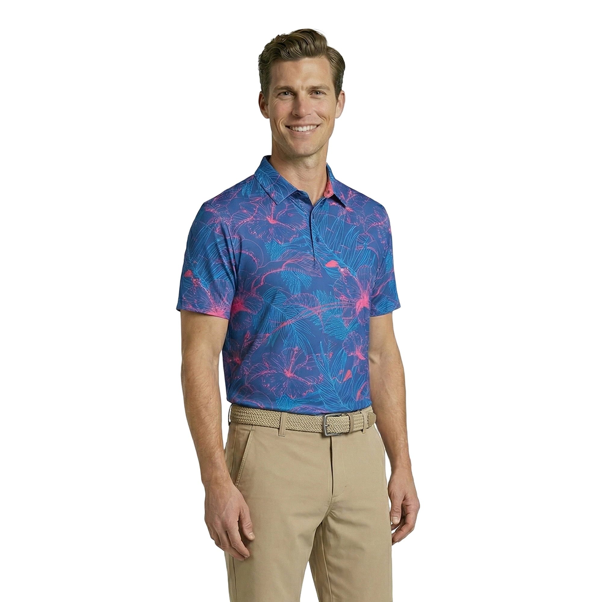 Birdie Bound Men's and Men's Big & Tall Novelty Golf Polos, Sizes XS-4XLT