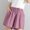 Pink, variant on Women's Shorts High Waist Linen Loose Casual thin Wide Leg Linen Shorts Workout Spandex Shorts for Women Pajamas for Women Shorts Set Pajamas for Women Shorts Set plus Size Plaid Skirts for Women
