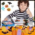 thumbnail image 4 of Clearance Under $1.2! 30PCS Halloween Mini Erasers, Assorted Pumpkin Bat Cat Party Favors for Kids, Rubber, (One Size, Orange), 4 of 4
