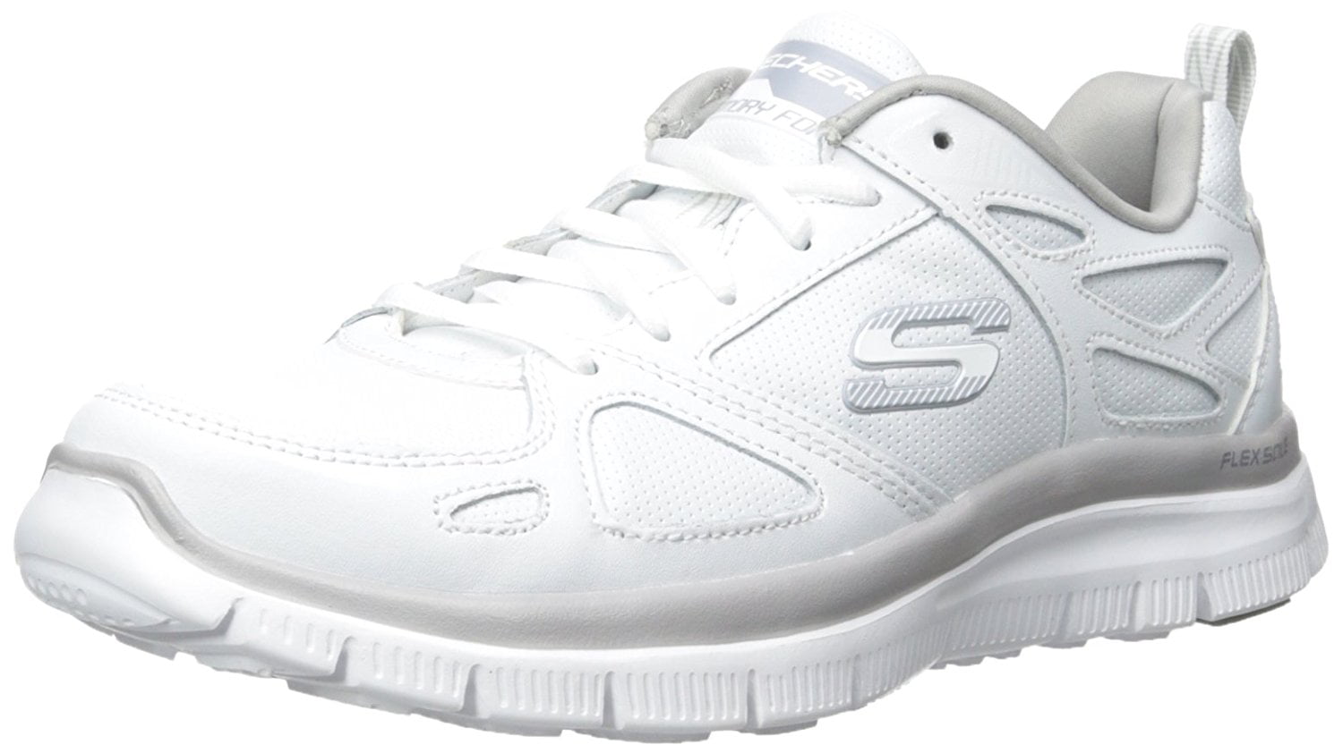 agua domingo Cámara Skechers Mens After Burn Memory Fit - Reprint Training Sneaker White Size  12 - Walmart.com