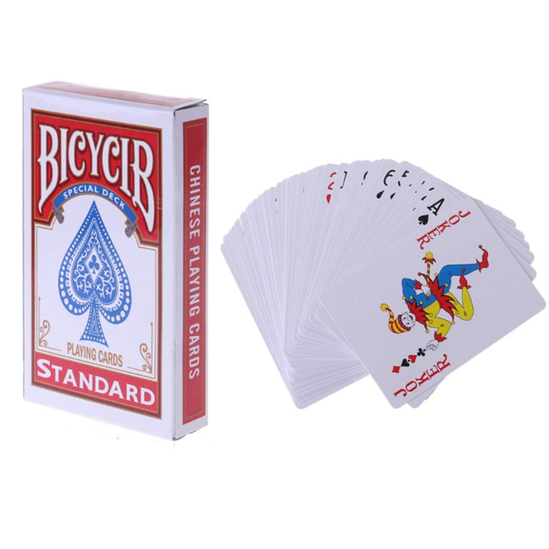 Jumbo Stripper Magic Card Trick Bicycle Deck Blue or Red Back Shaved 