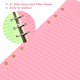 thumbnail image 4 of GAXIRE 50Ud Papel A5 Compatible Con Binder 6 Agujeros Para Escritura Color Surtido, 4 of 5
