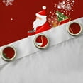 thumbnail image 4 of Manfei Magic Santa Claus Curtains for Living Room, Dark Red Blackout Curtains Set of 2 (52x84), Dreamy Christmas Curtains and Drapes (52x84), Window Drapes Bedroom Decor, 4 of 6