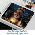 thumbnail image 6 of Snowman Mousepad 8.3x9.8 Inch Square Non-Slip Rubber Bottom Printed Desk Mat - Suitable for Office and Gaming, 6 of 6