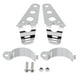 thumbnail image 1 of 35-43mm Motorcycle Headlight Mount Bracket Fork Tube Clamp Kit Chrome for Chopper Cafe Racer, 1 of 3