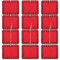 HEATSHAKING 12Pcs Red Felt Hanging Picture Frame For Christmas And Home Decor