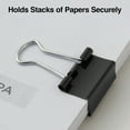 thumbnail image 4 of Staples Mini Metal Binder Clips Bulk Pack Black 3/5" Size with 1/4" Capacity 15338, 4 of 6
