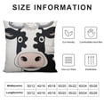 thumbnail image 5 of Heduofu Cow Pillow Covers ,Cow Gifts For Girls,Cow Decor,Gifts For Cow Lovers,Cow Decor For Bedroom,Cow Print Room Decor,Cow Decor Stuff For Couch Safa Chair Bed,Cow Lover Gifts, 5 of 5