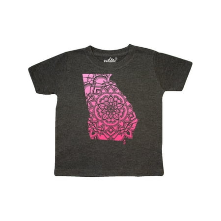 

Inktastic Georgia Silhouette Mandala Gift Toddler Boy or Toddler Girl T-Shirt