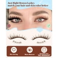 thumbnail image 4 of Extensiones de pestañas Zegaine Brown Wispy Lash Clusters, 300 unidades, 4 of 8