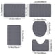 thumbnail image 3 of Juego de 5 Alfombrillas de Baño de Espuma | Alfombras de Baño Ultrasuaves y Antideslizantes | Lavables a Máquina, de Secado Rápido, Absorbentes de Agua | 40,6 X 60,9 Cm, 40,6 X 50,8 Cm, 38,1 X 43,2 C, 3 of 7