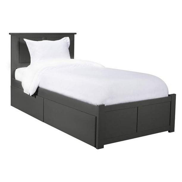 Leo Lacey Twin Xl Platform Bed With, Twin Xl Platform Bed With Storage Ikea