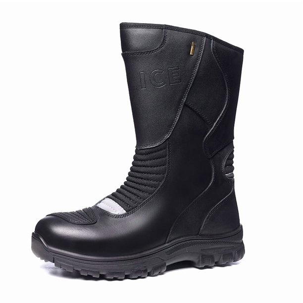 Botas de moto elegantes: diseño clásico, cómodas y transpirables, adecuadas tanto para desplazamientos diarios como para conducción informal.,Impermeable negro,41