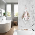 thumbnail image 2 of Yayeee 100% Cotton Hand Towels for Bathroom 16" x 28" Soft Absorbent Kitchen Towel, Brown Nordic Christmas, 2 of 7