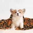 thumbnail image 4 of Pofeuu Quirky Corn Pumpkin Print Puppy Blanket,Dog Blankets,Pet Blanket Cozy Cat Blankets for Indoor Cats, Fuzzy Pet Blanket for Kitten Doggy Dog Blankets-Small, 4 of 8