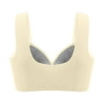 thumbnail image 3 of KONDYS Women Casual Solid Color Breathable Top Bra Underwear Without Steel Ring Gathering Sexy Cozy Elastic Women's Bra, 3 of 7