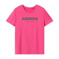 thumbnail image 1 of Camiseta para mujer Verano Mujer Regular Fit Señoras Camiseta básica para acampar caminar XL, 1 of 7