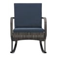 thumbnail image 2 of Garden Rocking Chair Rattan Anthracite, 2 of 7