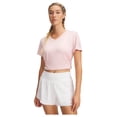 thumbnail image 1 of Camiseta Under Armour Mujer Tech Twist Cuello en V XXL Rosa/Blanco, 1 of 2