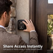 Iron Lock® Key Lock Box Wall Mount – Medium Waterproof Heavy-Duty Metal Safe with 4-Digit Combination for Outdoor Access, Home Entry, Office Security, Rentals & Airbnb Use (Black, Medium)